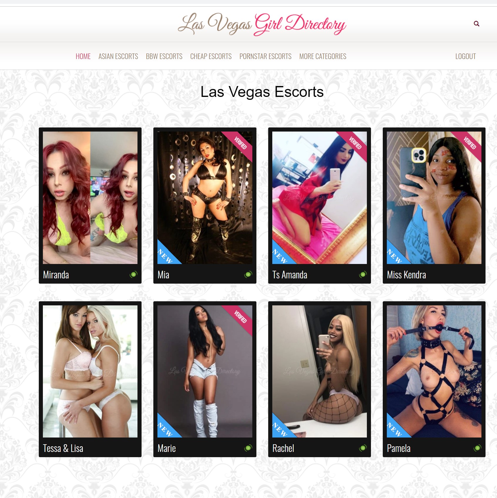 las vegas girl directory